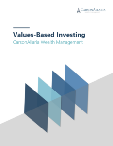 Financial guide on values-based investing